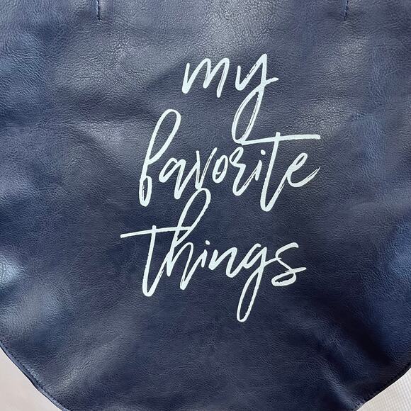 NWT: Anthropologie Tote Large Navy Colorful Tassels "My Favorite Things" (T) - Picture 4 of 8